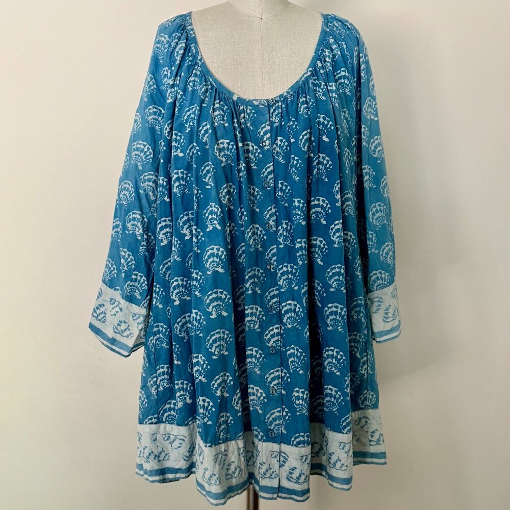 Christy Dawn Lara Dress Ocean Seashell Size Small